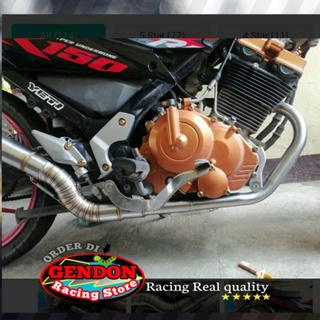 ท่อไอเสียสเตนเลส 150 ข้อศอกใหญ่ สําหรับ Suzuki Raider carb blangGr150 Daeng sai4 51 50 มม.