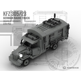 Sd.Kfz 305/23 (พร้อมส่ง) มินิฟิกเกอร์รถหุ้มเกราะ เครื่องบิน รถถัง สายทหาร