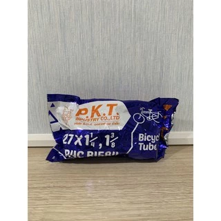 PKT ยางในจักรยาน 27x1 3/8 พีเคที ตราม้าเพชร ยางผลิตในไทยของแท้