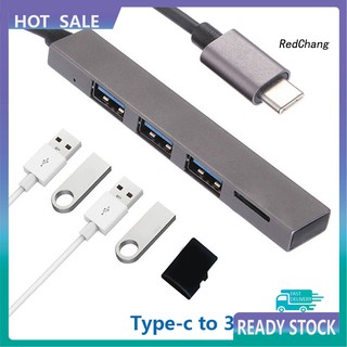 -SPQ- 4 in 1 อะแดปเตอร์ฮับ USB 3.1 Type-C เป็น USB 3.0 TF สําหรับ MacBook Pro Air