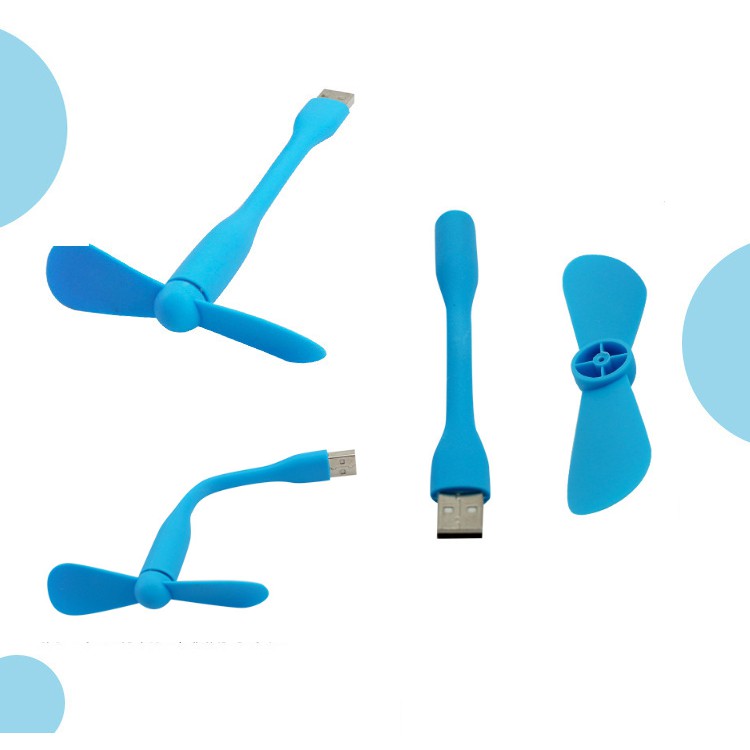 พัดลมพกพา ขนาดเล็ก หลากหลายสี น่ารัก พร้อมปลั๊ก USB #8
