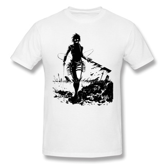 เสื้อยืดวินเทจเสื้อยืดคอกลม แขนสั้น ผ้าฝ้าย พิมพ์ลาย Attack On Titan Hange Zoe Dark สไตล์ฮาราจูกุ สตรีท สําหรับผู้ชายS-5