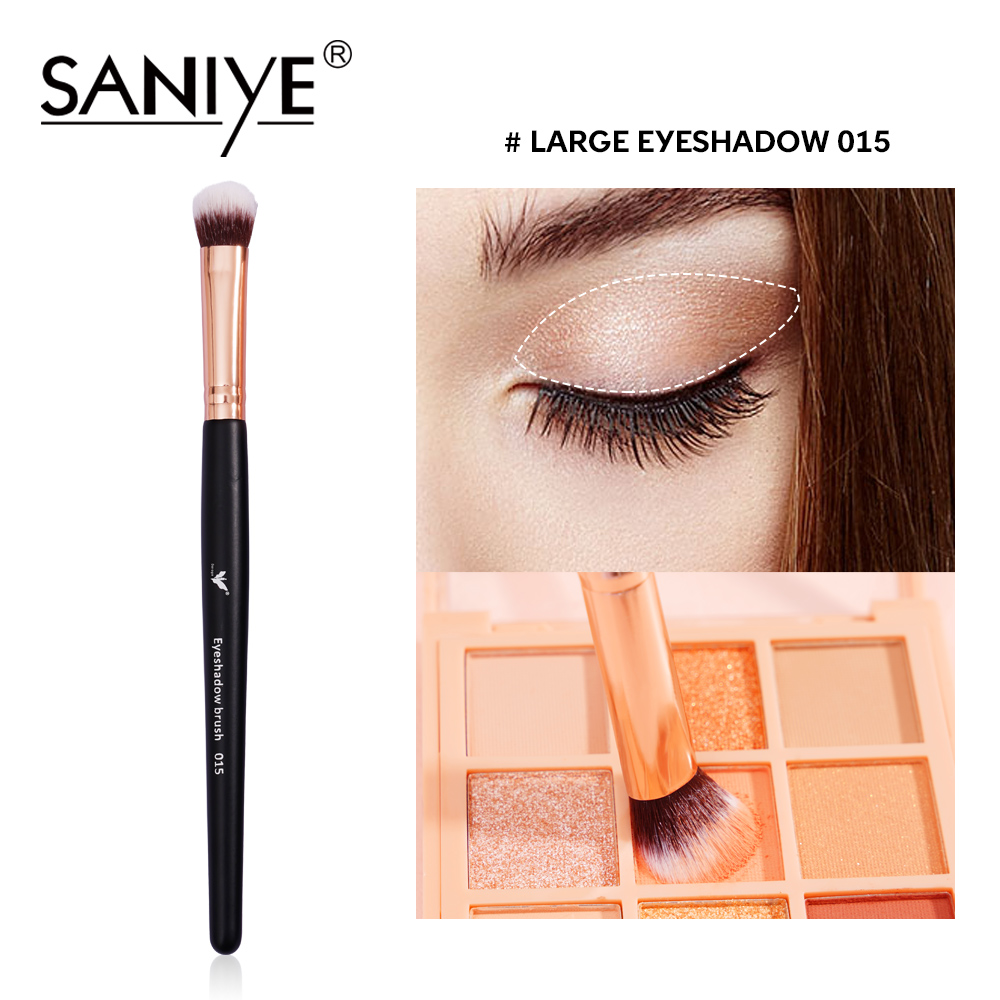 แปรงอายแชโดว์แปรงอายแชโดว์คุณภาพสูงเส้นใยที่มนุษย์สร้างขึ้นบรรจุแยกชิ้น A015