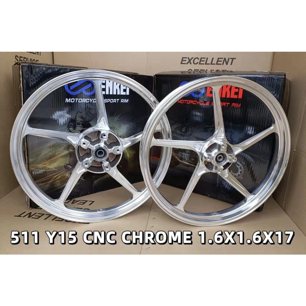 RIM FG511 ENKEI Y15 Y16 1.6/1.6-17 CHROME SPORT RIM