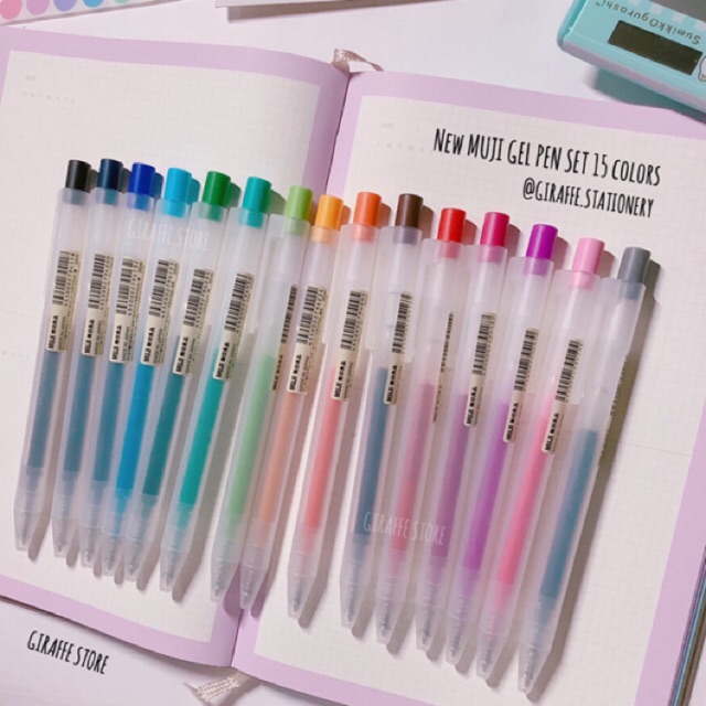 MUJI Gel Pens import from JAPAN giraffe.stationery ThaiPick