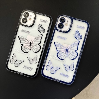 เคสโทรศัพท์มือถือซิลิโคน แบบใส ลายหยัก สําหรับ iPhone 11 13 8 7 plus 12 11 pro max 7P 8P 12 pro max i6s plus i13 pro max