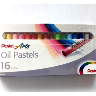 สีชอล์ค Pentel 16 แท่ง 16 สีหัวเดียว