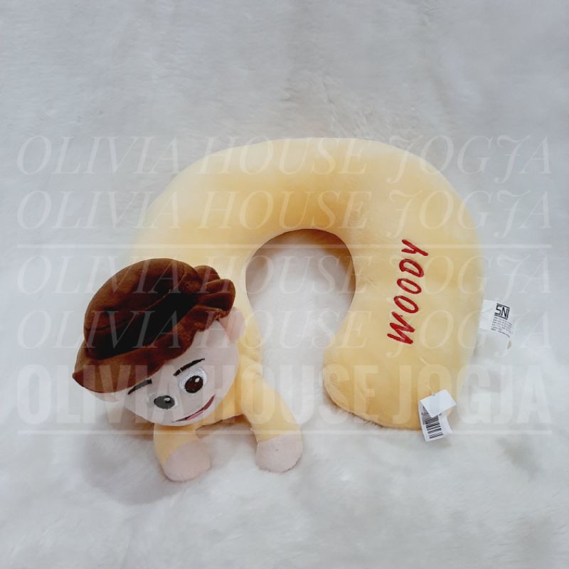 Toy Story Kuninh Soft Woody Neck Pillow Toy Story Woody Yellow Doll Neck Pillow