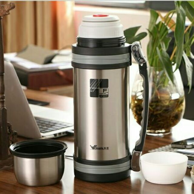 กระติกน้ำwayaขนาด1800ml. ผลิตจากเสตนเลส304