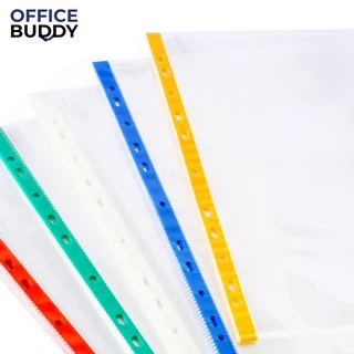 Orca ออร์ก้า ซองไส้แฟ้ม 11รู ถนอมเอกสารสำหรับใส่ในแฟ้มห่วง ขนาด A4 1 แพ็ค บรรจุ 20 ซอง