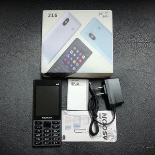 ใหม่ Nokia 216 ปุ่มขนาดใหญ่ตัวอักษรเสียงใหญ่โทรศัพท์มือถือนักเรียนโทรศัพท์มือถือผู้สูงอายุสำรองไว้นาน ใช้ได้ทุกเครือข