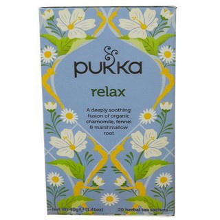 Pukka Relax 20bags 40g ปุ๊กก้ารีแล็กซ์ 20 ถุง 40 กรัม