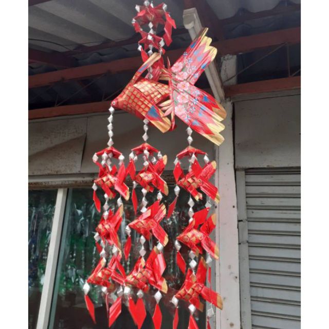 ปลาตะเพียน​สาน​ใบ​ลาน​ สีสวยสดใส