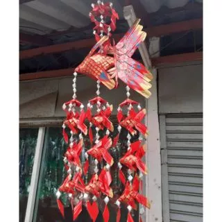 ปลาตะเพียน​สาน​ใบ​ลาน​ สีสวยสดใส