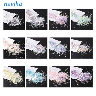 Nav แม่พิมพ์เรซิ่นสําหรับตกแต่งเล็บ Diy Glitter