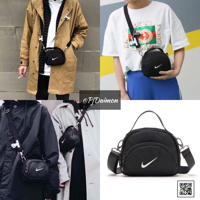 nike swoosh shoulder bag