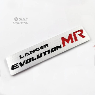 MITSUBISHI สติ๊กเกอร์โลโก้โลหะ Lancer Evolution Mr สําหรับตกแต่งรถยนต์ 1 ชิ้น