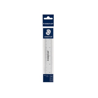 Staedtler Ruler ไม้บรรทัดพลาสติก สีใส ขนาด 15 และ 30 เซนติเมตร (ขาย2อัน/แพ็ค)