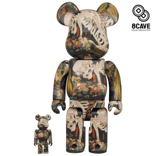 BE@RBRICK Utagawa Kuniyoshi  400% &amp; 100% มือ 1 พร้อมส่ง MEDICOM TOY BEARBRICK 8CAVE Collectibles&amp;Toys