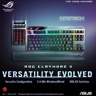 🛒✨SALE9.9📌ASUS ROG Claymore II แป้นพิมพ์ EN/TH อังกฤษ/ไทย สินค้าใหม่ปี 2023 แท้ 100% ประกันศูนย์ไทย 2 ปี