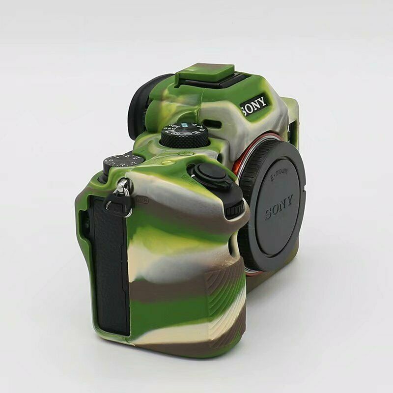 เคสกล้องซิลิโคนอ่อนนุ่มฝาครอบกระเป๋ายางสําหรับ Sony A7R3 A7III A7RIII A7Mark III