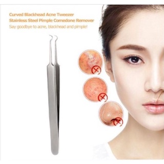 ที่กดดึงสิวสแตนเลส Trim acne tweezers Stainless