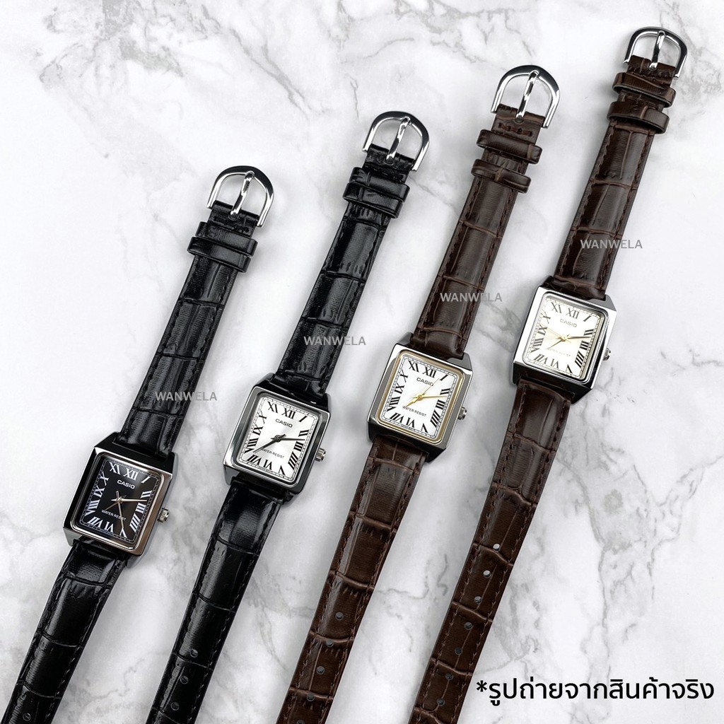 ของแท้ นาฬิกาข้อมือ Casio ผู้หญิง รุ่น LTP-V007 สายหนัง