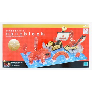 ของแท้จากญี่ปุ่น!!! Kawada NB_041 Nanoblock Kraken King of the Sea ตัวต่อนาโนบล็อคคราเคน