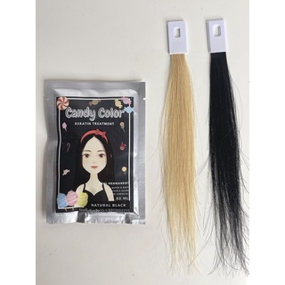 ทรีทเม้นท์เปลี่ยนสีผม  NATURAL BLACK - CANDY COLOR KERATIN TREATMENT (แคนดี้คัลเลอร์เคราตินทรีทเม้นท์)