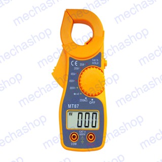 มิเตอร์วัดไฟ มิเตอร์วัดกระแสไฟ Digital Clamp Meter MT87