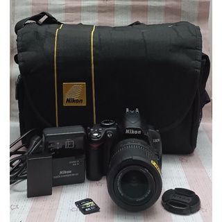 กล้อง Nikon D3000 สภาพดี การใช้งานปกติ เมนูภาษาอังกฤษ แถมหนังสือสอนถ่ายภาพ