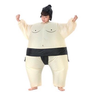 พร้อมส่ง...ชุดแฟนซีซูโม่ size 100-130cm.เป่าลม