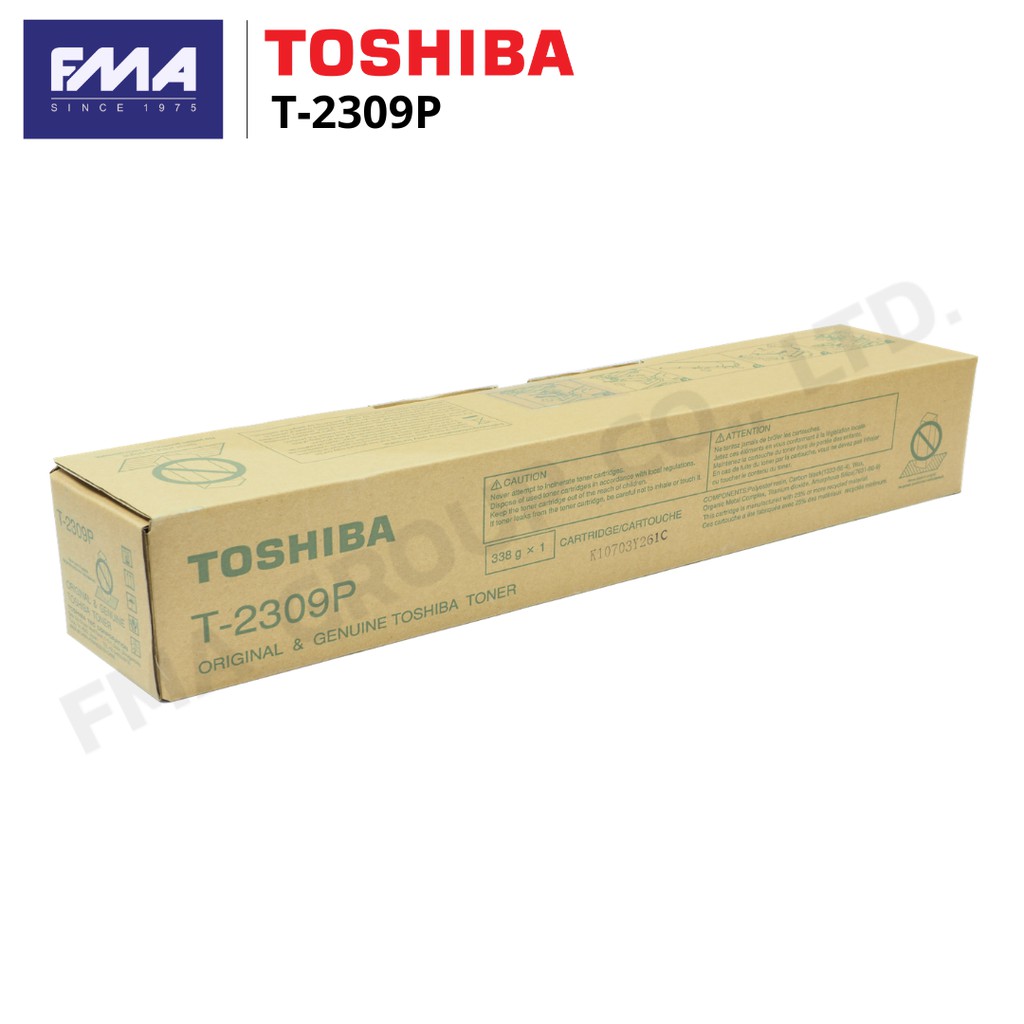TOSHIBA e-STUDIO หมึกเครื่องถ่ายเอกสารสีดำ T-2309P สำหรับรุ่น 2303A / 2309A
