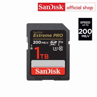 SANDISK EXTREME PRO SDXC UHS-I CARD 1TB (SDSDXXD-1T00-GN4IN) ความเร็วอ่าน 200MB/s เขียน 140MB/s