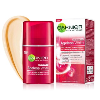 Garnier Ageless White Super Serum Cream SPF30 PA++ การ์นิเย่ เอจเลส ไวท์ ซุปเปอร์ ครีมเซรั่ม 50ml.