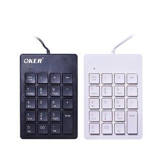 OKER SK-975 Keypad คีย์บอร์ดตัวเลข สีดำ