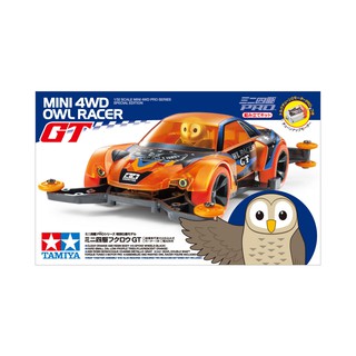 Mini4WD รถราง รถมอเตอร์ Tamiya 1/32 TA95422 MINI 4WD OWL RACER GT (MA)