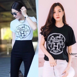 TS001 เสื้อยืดHermes