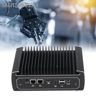 Sagittarius314 Industrial Computer Mini High Performance 4G 128G Fanless PC 100‑240V