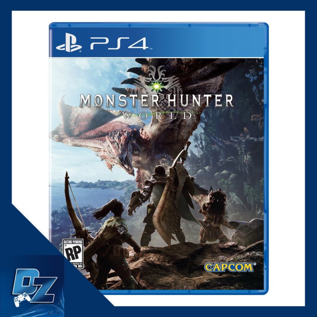 Monster Hunter World PS4 Games มือ 2 Used สภาพดี แผ่นใสกิ๊ง [แผ่นเกมส์ PS4] [แผ่น PS4 แท้] [PS4 Game