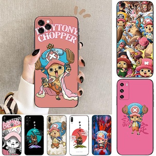 เคสโทรศัพท์มือถือนิ่ม ลาย One Piece Chopper สีดํา สําหรับ Redmi 10A 9C S2 Note 10S 10 10T 10 Pro 5G