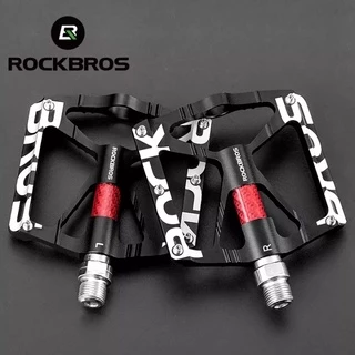 ROCKBROS Cnc ที่เหยียบปั่นจักรยานเสือภูเขา 2 Bearing อุปกรณ์เสริมจักรยานเสือภูเขา
