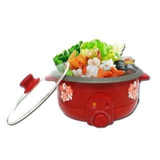หม้อสุกี้อเนกประสงค์ รุ่น KW386 (Red) (สินค้าเกรด B)