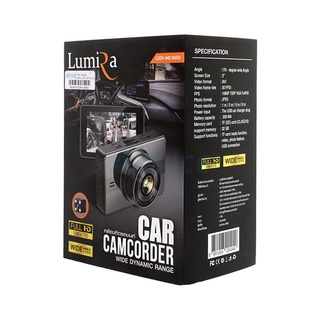 เครื่องบันทึกภาพสำหรับรถยนต์ (หน้า-หลัง) Car Camera (1080-420)    Lumira LCDV-042ห่อบับเบิ้ล