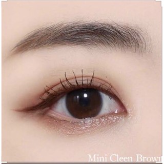 🛵Mini Cleen Brown🛵(ธรรมชาติ)สายตาปกติถึง-4.75,-6.50(Clean)(Kitty kawaii)