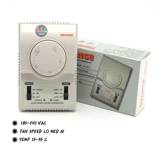 รูมแอร์ รุ่น ERT333  ออเรนจ์ เทอร์โมสตรัทแอร์ (Electronic Room Thermostat)