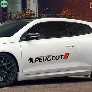 For Peugeot Car Decoration Scratch Blocking Sticker สติกเกอร์ป้องกันรอยขีดข่วนตกแต่งรถยนต์