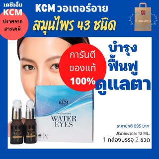 KCM Water Eyes วอเตอร์อาย ตา ดวงตา บำรุงดวงตา ดูแลดวงตา ถนอมดวงตา ฟื้นฟูตา ตาแดง ตาแห้ง ตาแพ้แสง ตาอักเสบ ต้อลม ต้อเนื้อ