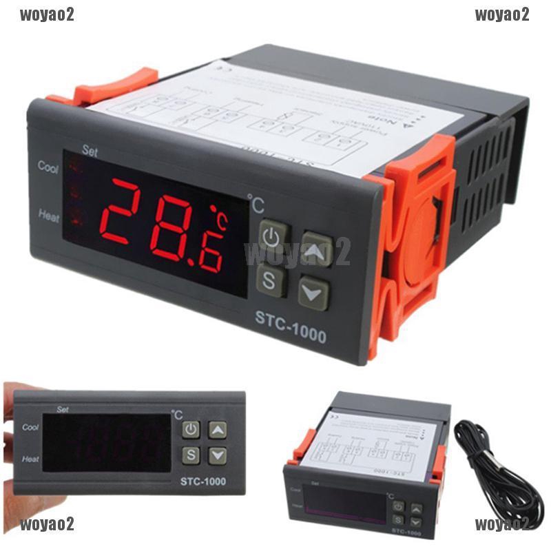 Digital Temperature Controller Thermostat 10A 12V//220V LED Sensor for Incubator