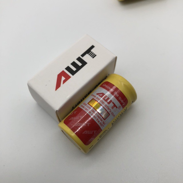 AWT แท้💯% ถ่านIMR16340  ถ่านชาร์จ16340 Battery 16340 (123A) 3.7V 550mah 8A
